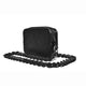 Compact Crossbody Bag + Black Cuban Chain Strap