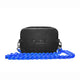 Compact Crossbody Bag + Blue Cuban Chain Strap