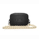 Compact Crossbody Bag + Bone Cuban Chain Strap