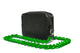Compact Crossbody Bag + Green Cuban Chain Strap