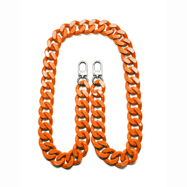 Cuban Chain Strap - Orange