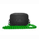 Compact Crossbody Bag x Green Cuban Chain Strap