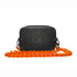 Compact Crossbody Bag x Orange Cuban Chain Strap