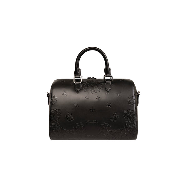Paisley Boston Bag - Black